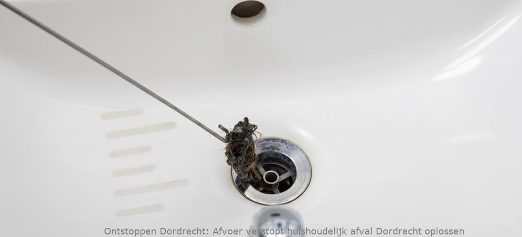 Afvoer verstopt huishoudelijk afval Dordrecht oplossen