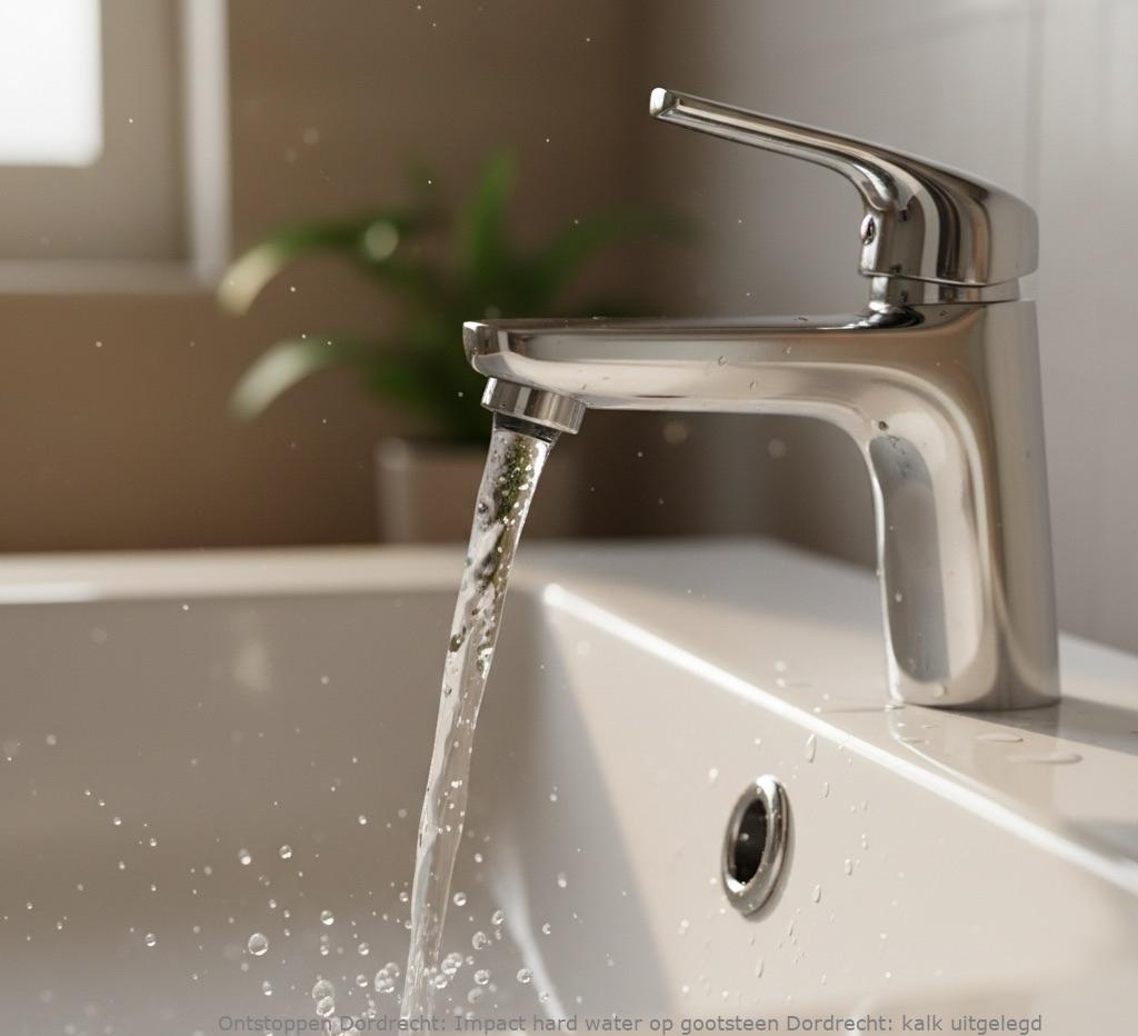 Impact hard water op gootsteen Dordrecht: kalk uitgelegd