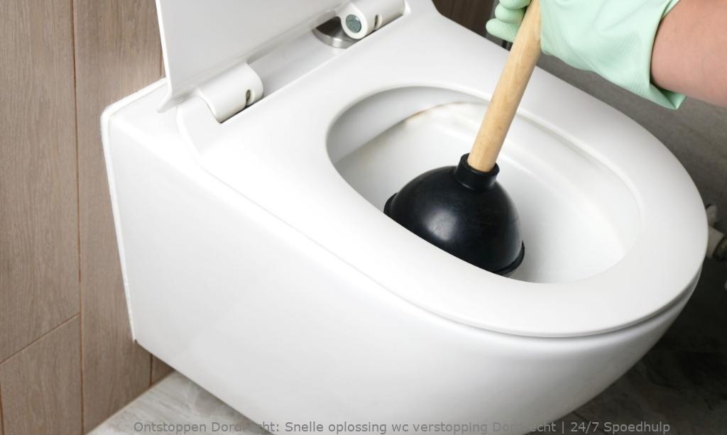 Snelle oplossing wc verstopping Dordrecht | 24/7 Spoedhulp